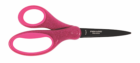 Barnesaks Glitter rosa test