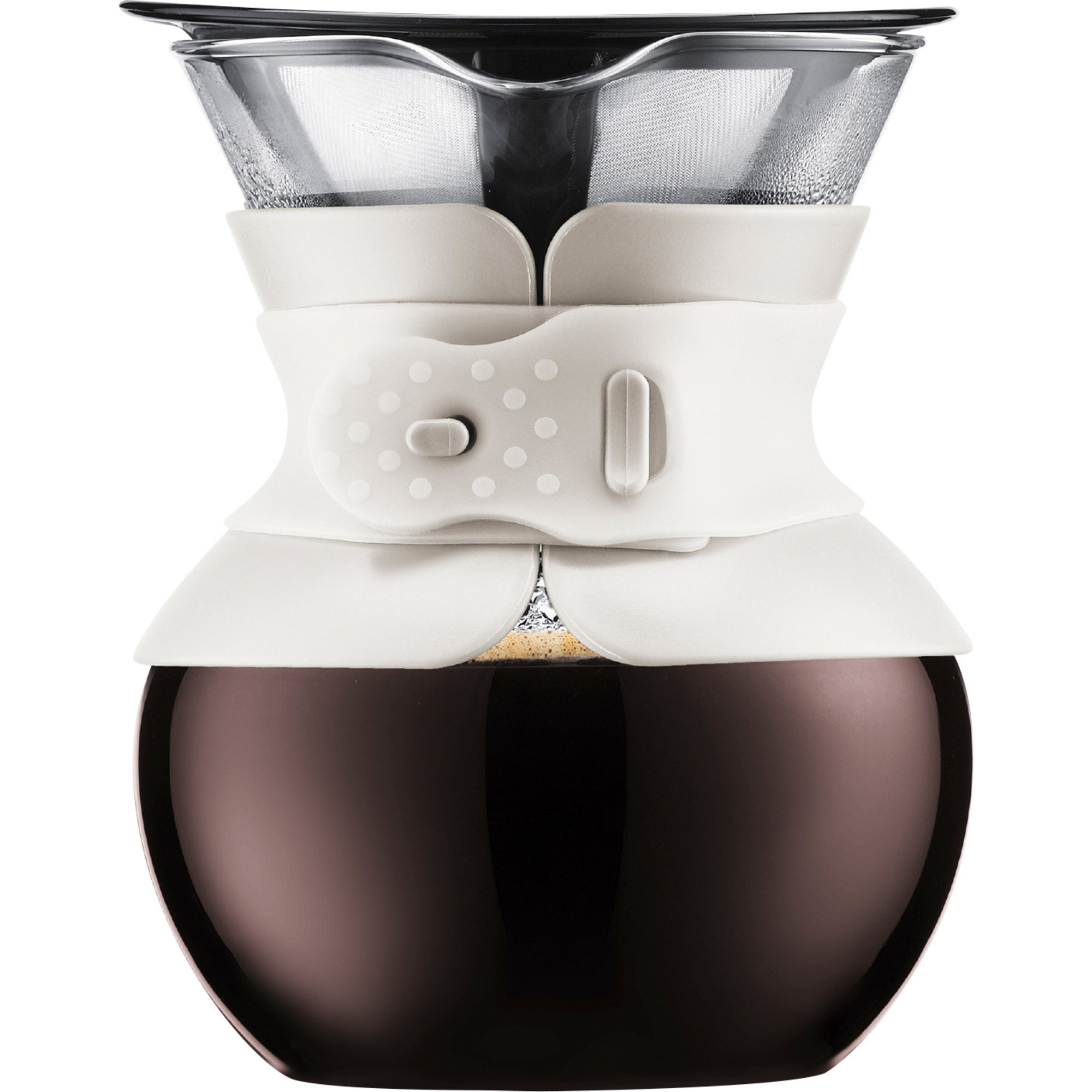 Bodum Pour Over med filter, hvid, 0,5 liter test