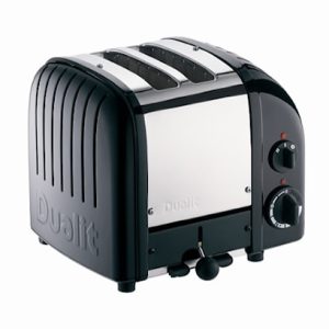 Brødrister Classic 2 skiver Blank Sort