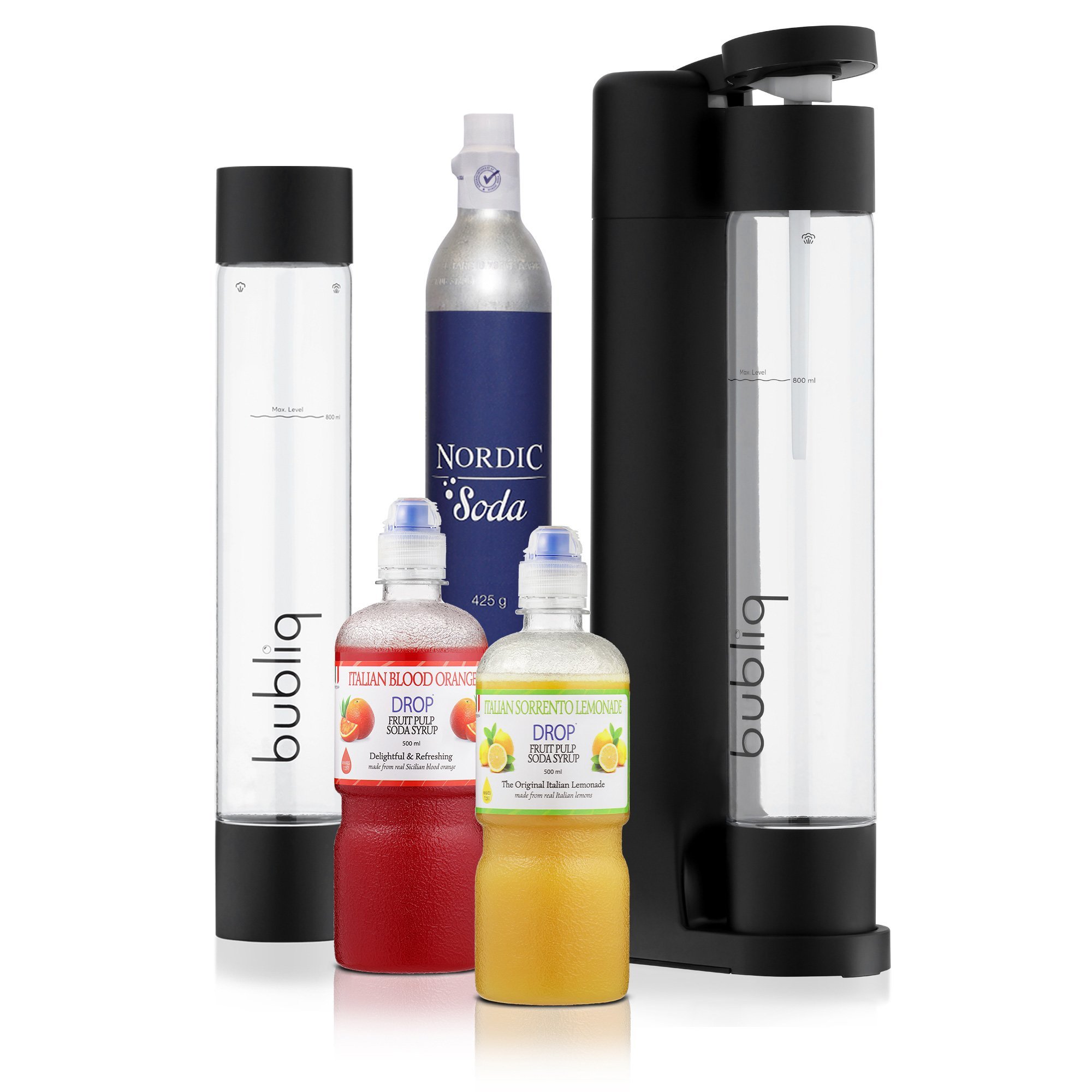 Bubliq Boblevannmaskin value pack, 800 ml, matt svart - BEST I TEST 2025