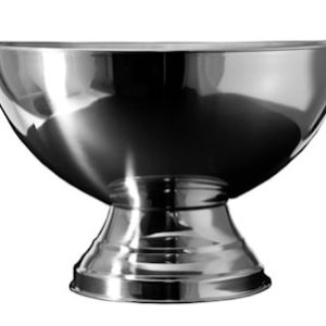 Champagnekjøler i rustfritt stål blank