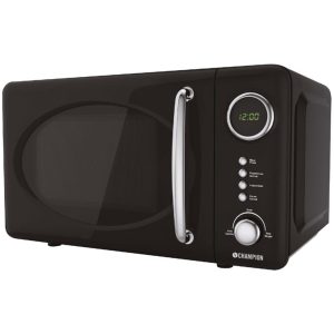 Champion Mikrobølgeovn i retrolook, sort