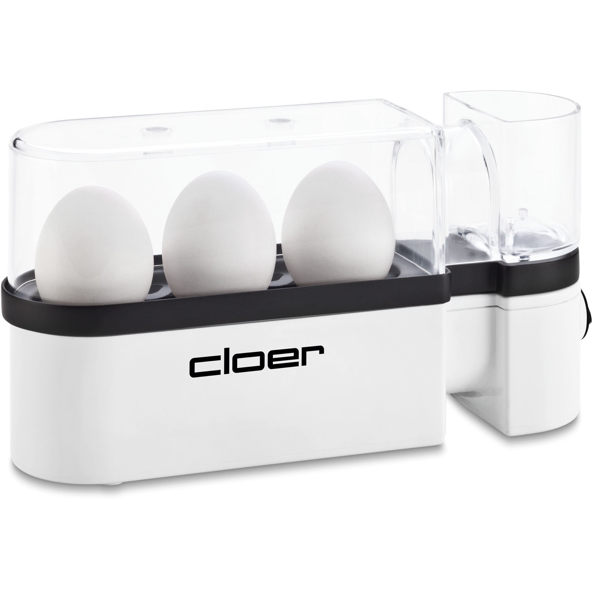 Cloer Eggekoker 3 egg – Hvit - BEST I TEST 2025