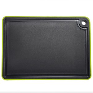 Daloplast Skjærebrett, 35x25 cm, svart/lime
