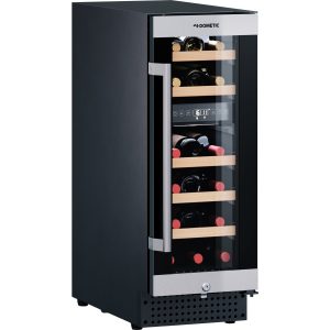 Dometic C18B vinkjøler 2 temperatur zoner, 18 flasker , svart/rustfritt stål