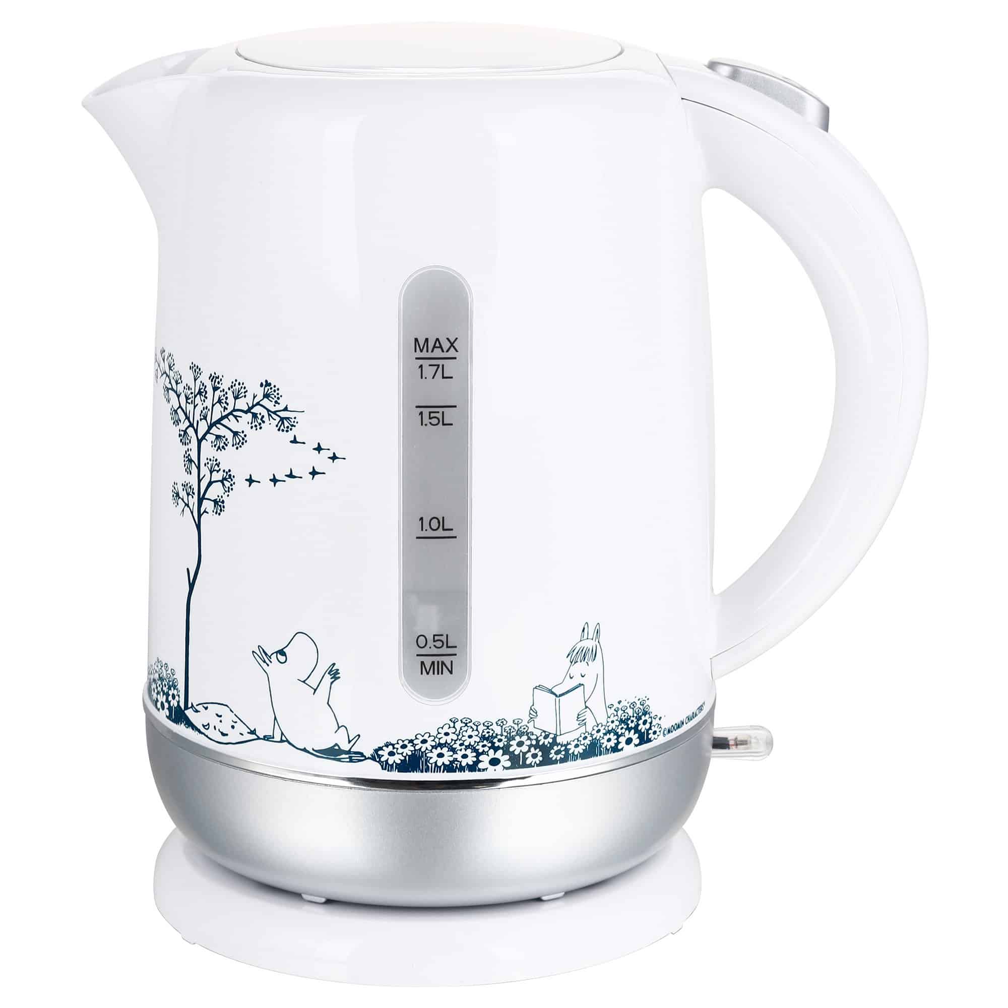 Emerio Mummi vannkoker, 1,7 liter, hvit test
