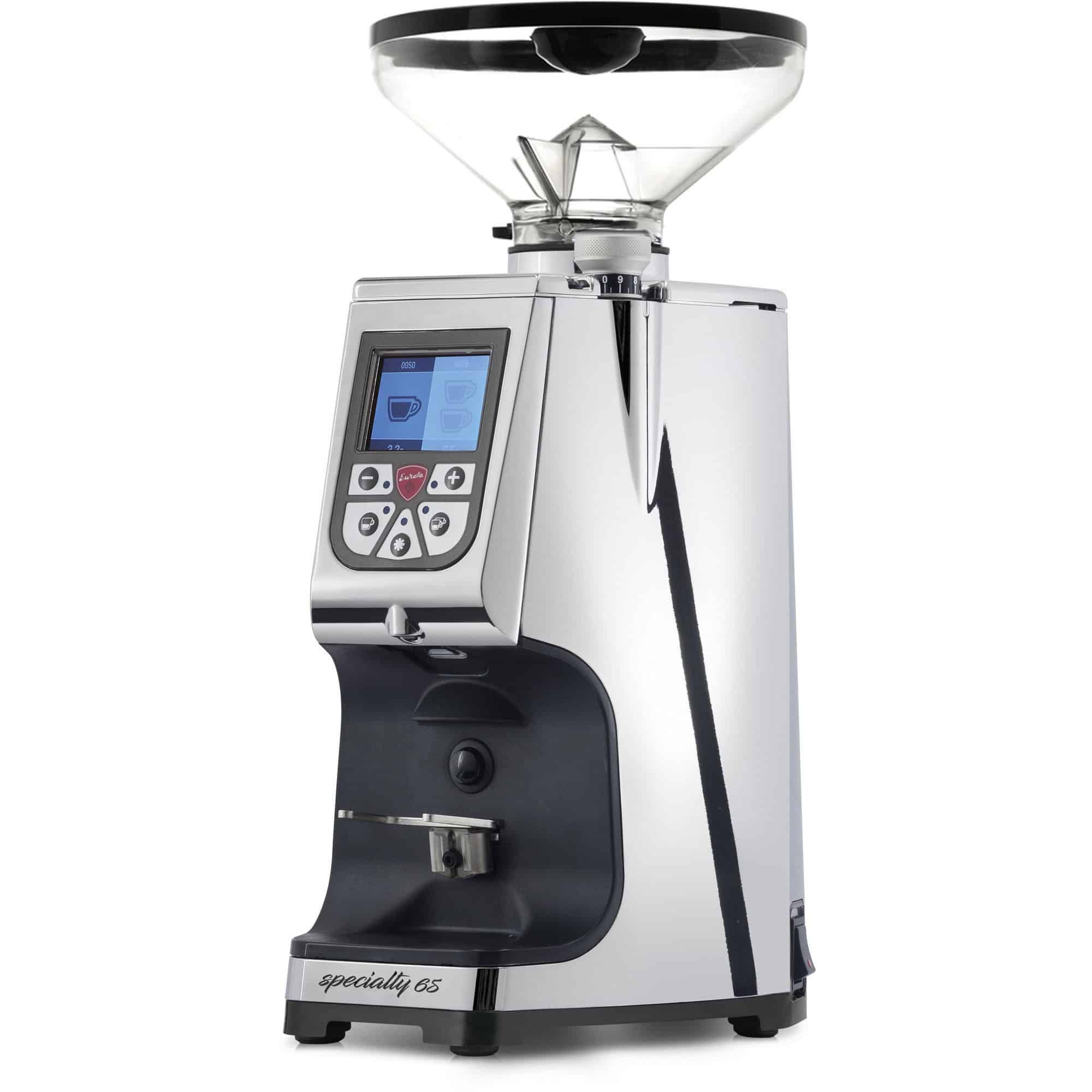 Eureka ATOM Specialty 65 elektronisk kaffekvern, forkrommet stål test