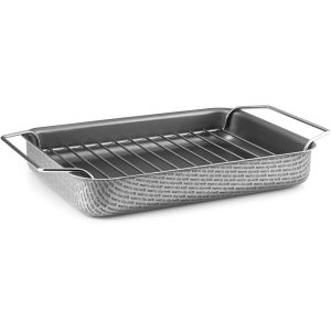 Eva Trio Bakeform/stekeform med rist 26x19 cm.