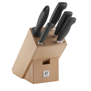 Four Star Knivsett 5 deler samt blokk