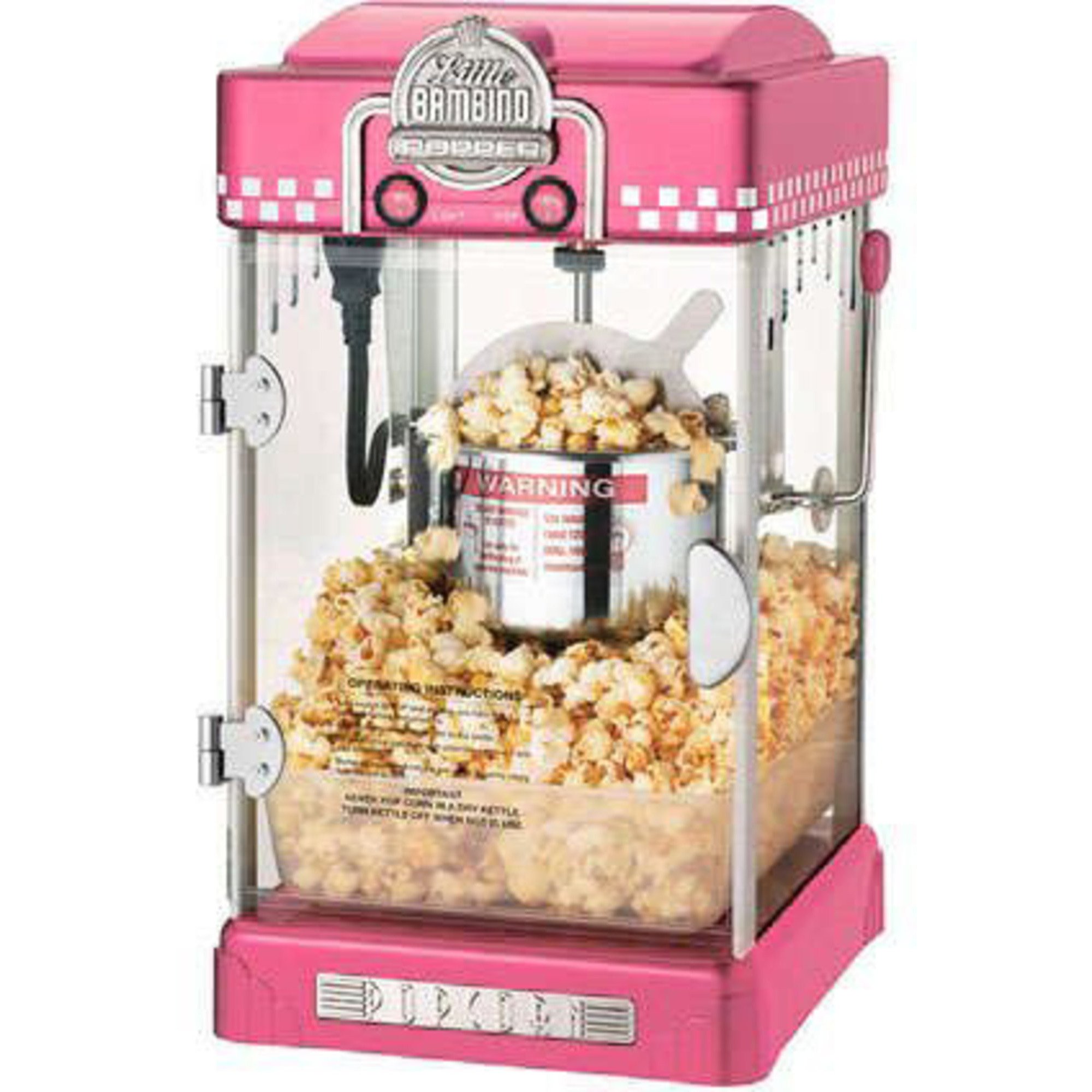 Great Northern Popcornmaskin Little Bambino 2-3 liter Rosa - BEST I TEST 2025
