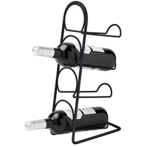 Hahn Pisa vinstativ til 4 flasker, svart