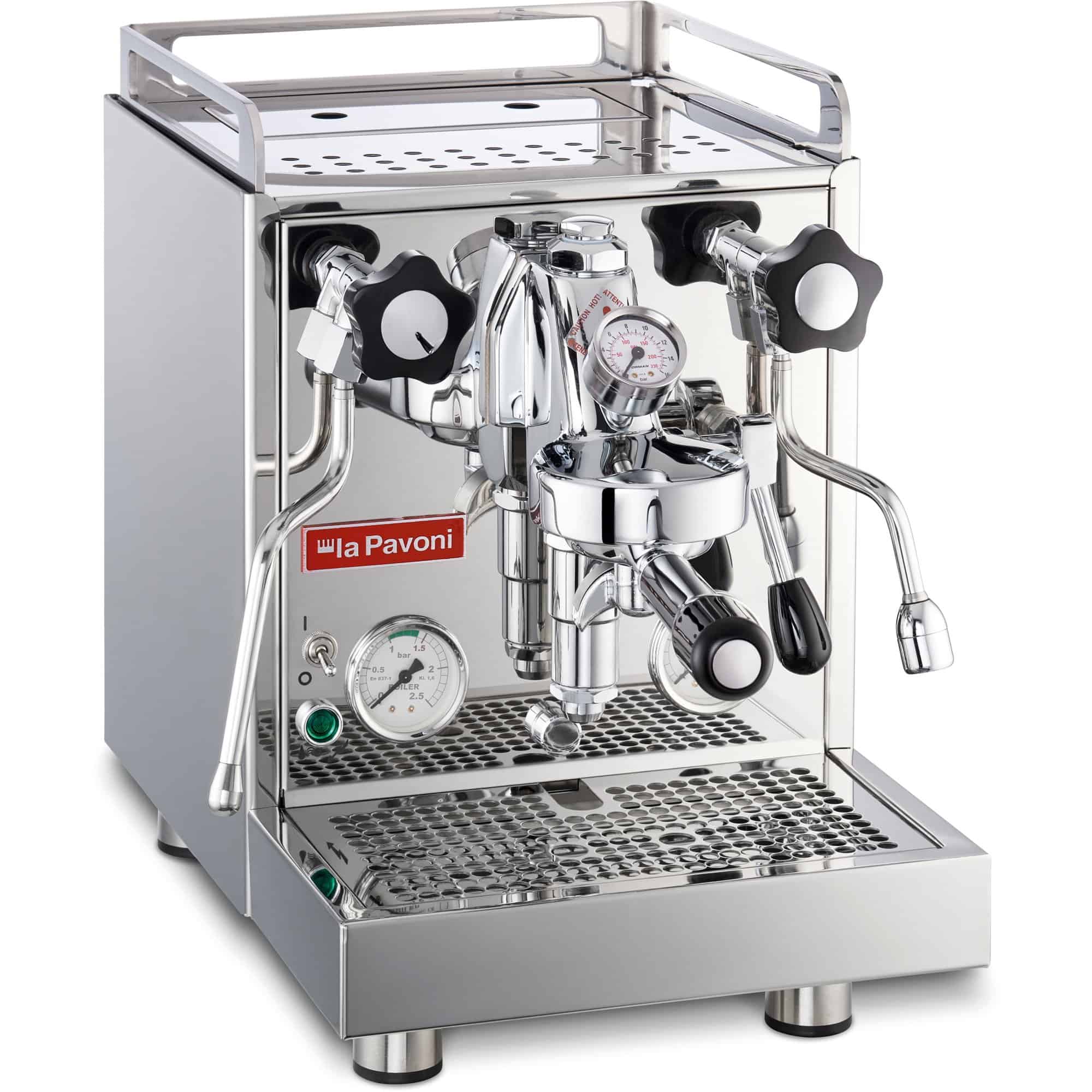 La Pavoni Cellini Evoluzione Espressomaskin, stål LPSCOV01NO test