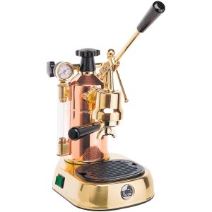 La Pavoni Professional Espressomaskin Kopper med forgylte detaljer LPLPRG01EU