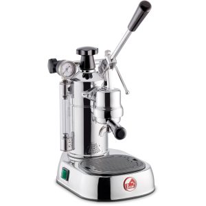 La Pavoni Professional Espressomaskin Rustfritt stål med svarte håndtak LPLPLQ01EU