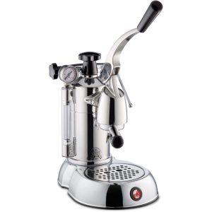 La Pavoni Stradivari Professional Espressomaskin Rustfritt stål med svarte håndtak LPLSPL01EU