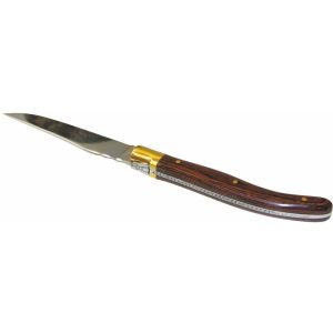 Laguiole Biffkniver 6-pk Brunt Trehåndtak og Messing