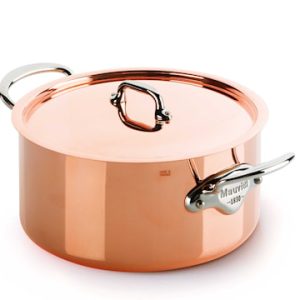 M"'150s gryte med lokk kobber / s