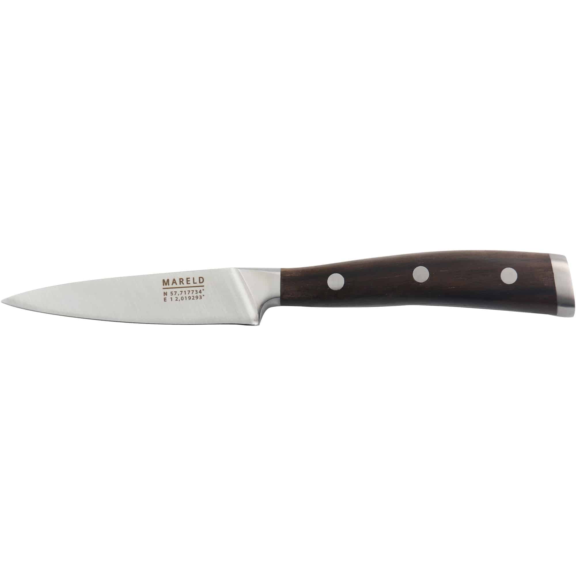 Mareld Skallkniv 9 cm. Sandeltre test