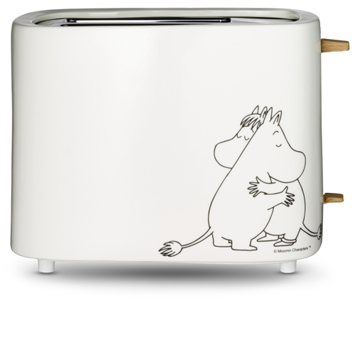Moomin Ceramic 2 Slices New Nordic Brødrister – Hvit test