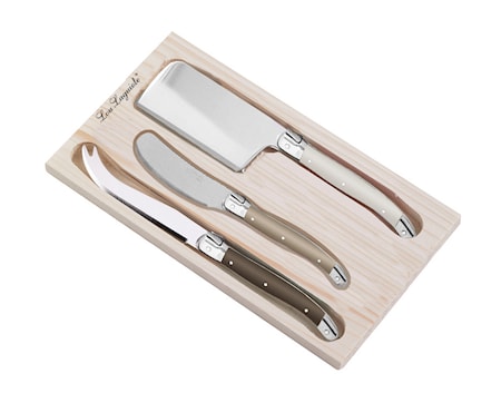 Ostebestikk 3-pakning pepper/pearl/taupe - BEST I TEST 2025