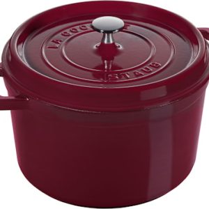 Rund gryte 24 cm 4,8 liter Bordeaux