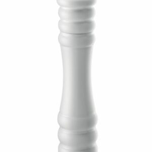 Saltkvern 25 cm Matt hvit/gull