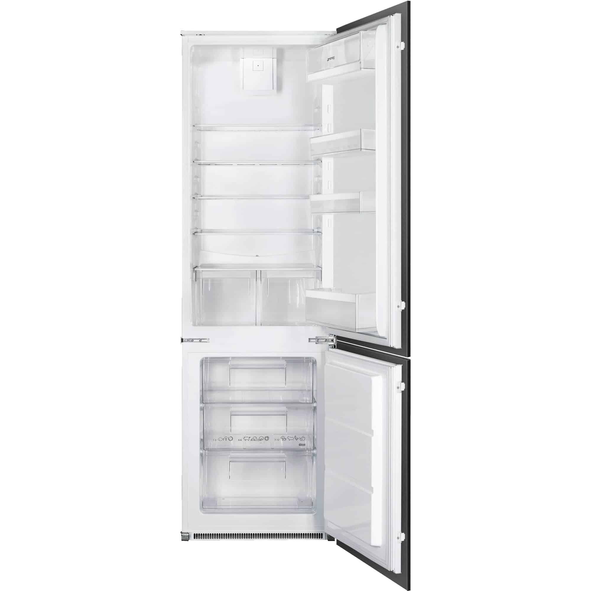 Smeg C41721F kjøle- / fryseskap test