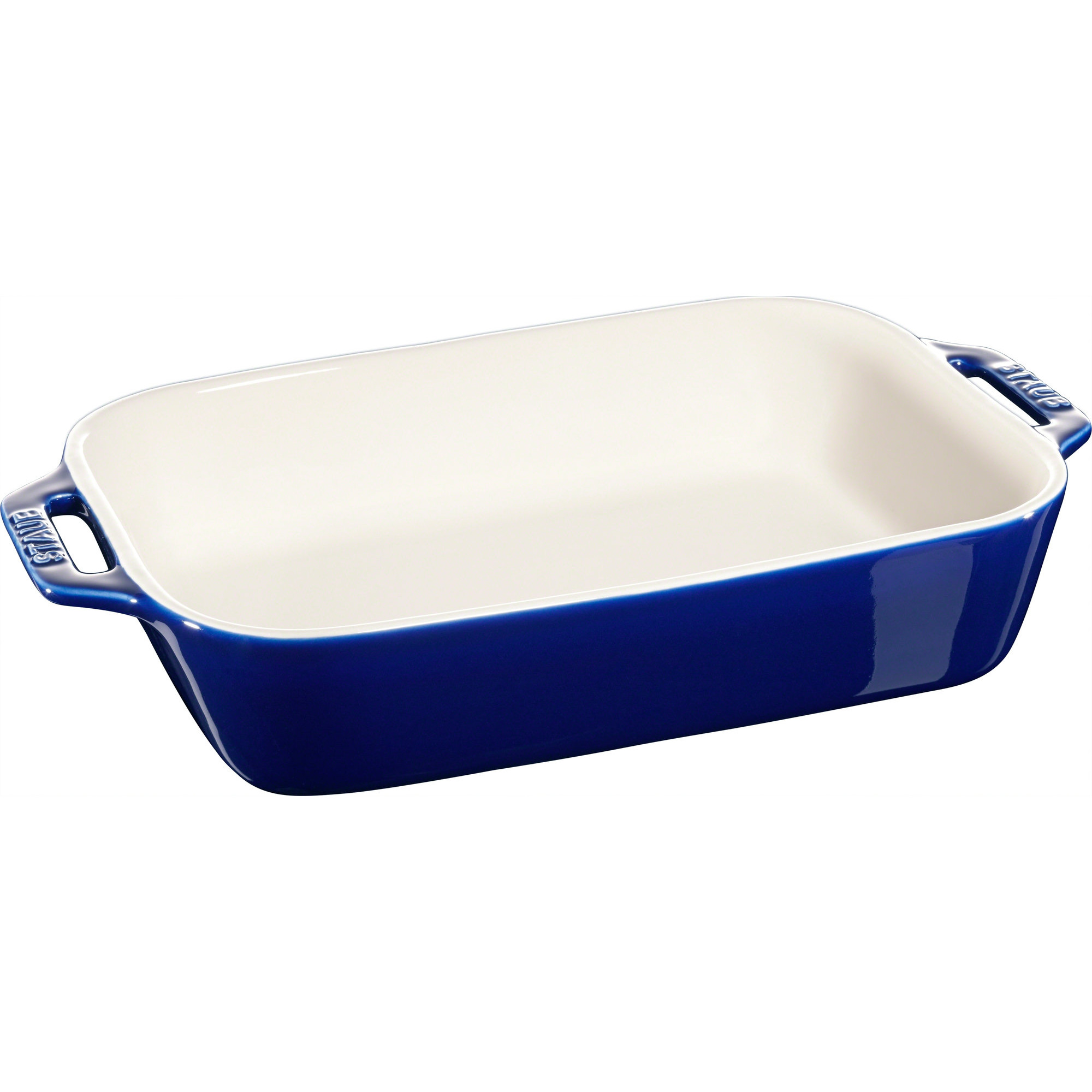 Staub Rektangulær Ovnsform 27 x 20 cm blå test