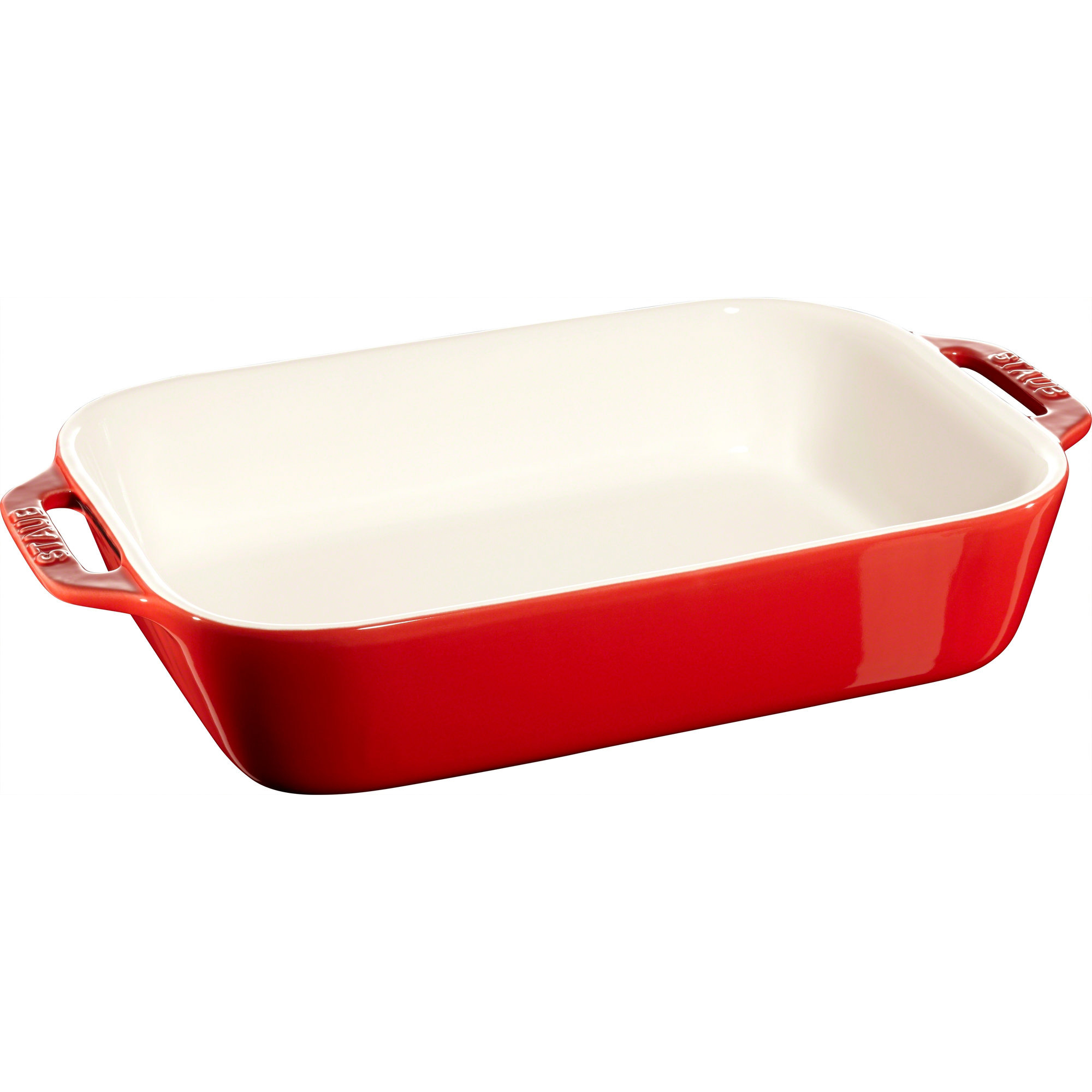 Staub Rektangulær Ovnsform 27 x 20 cm Rød test