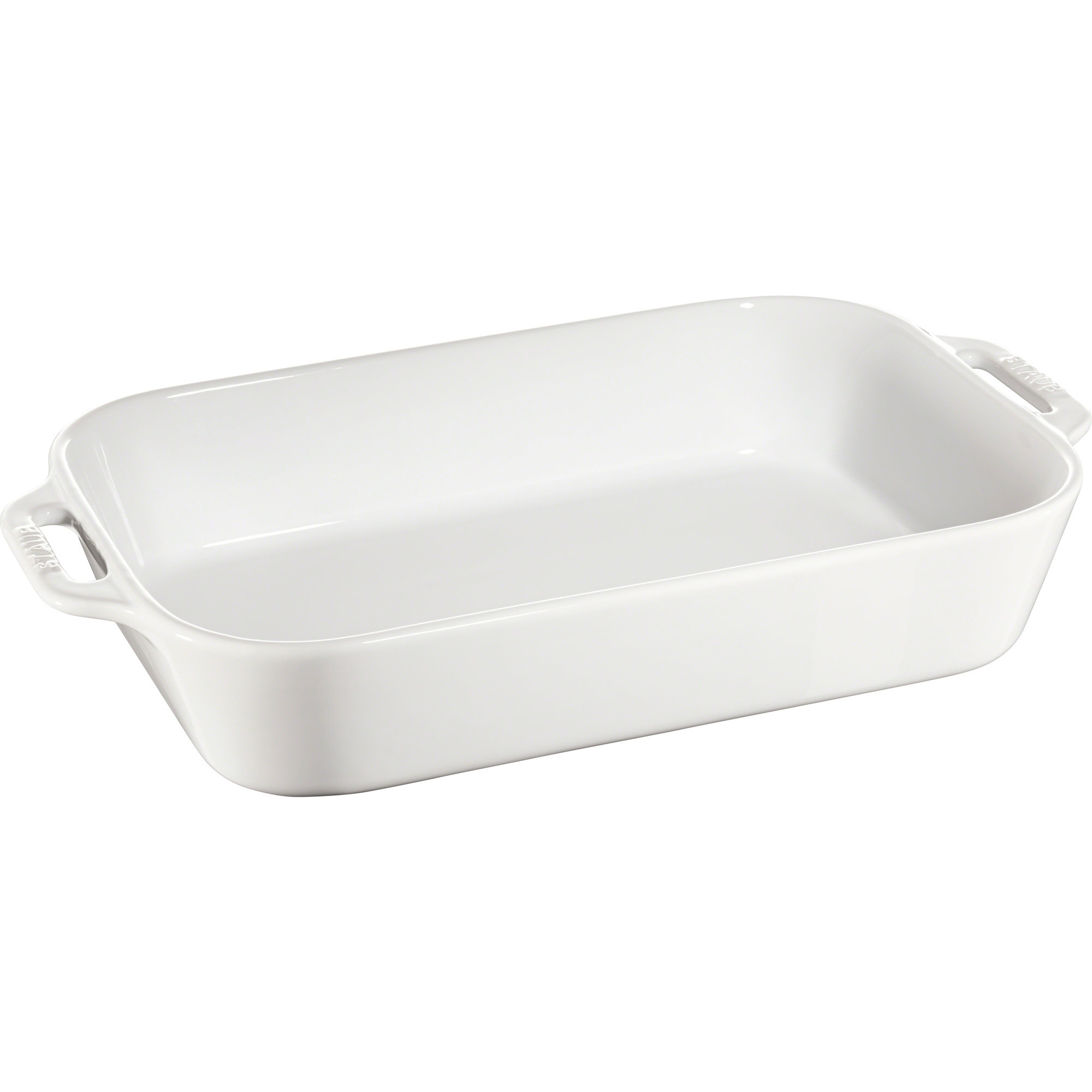 Staub Rektangulær Ovnsform 34 x 24 cm Hvit test