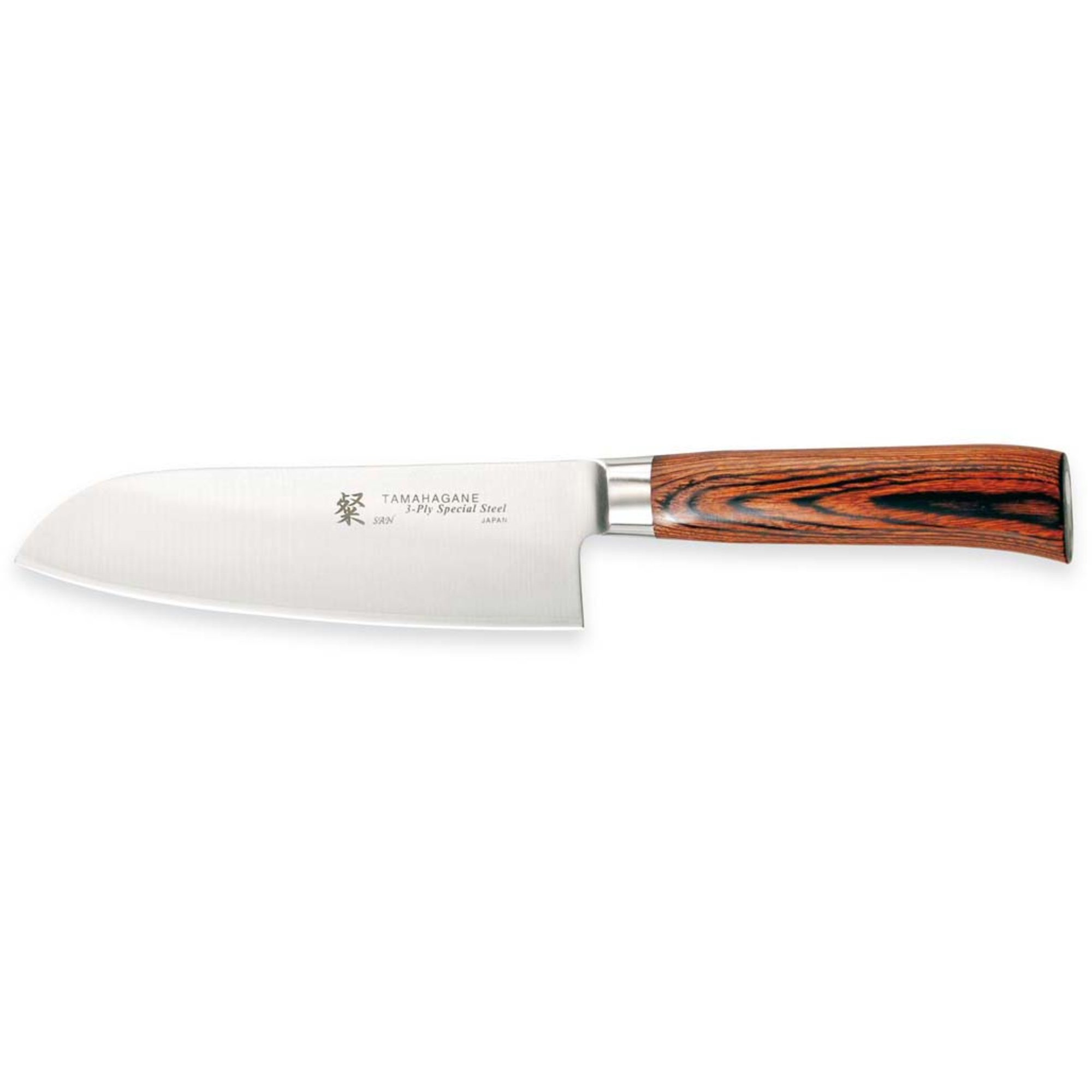 Tamahagane SAN Santokukniv 16 cm test