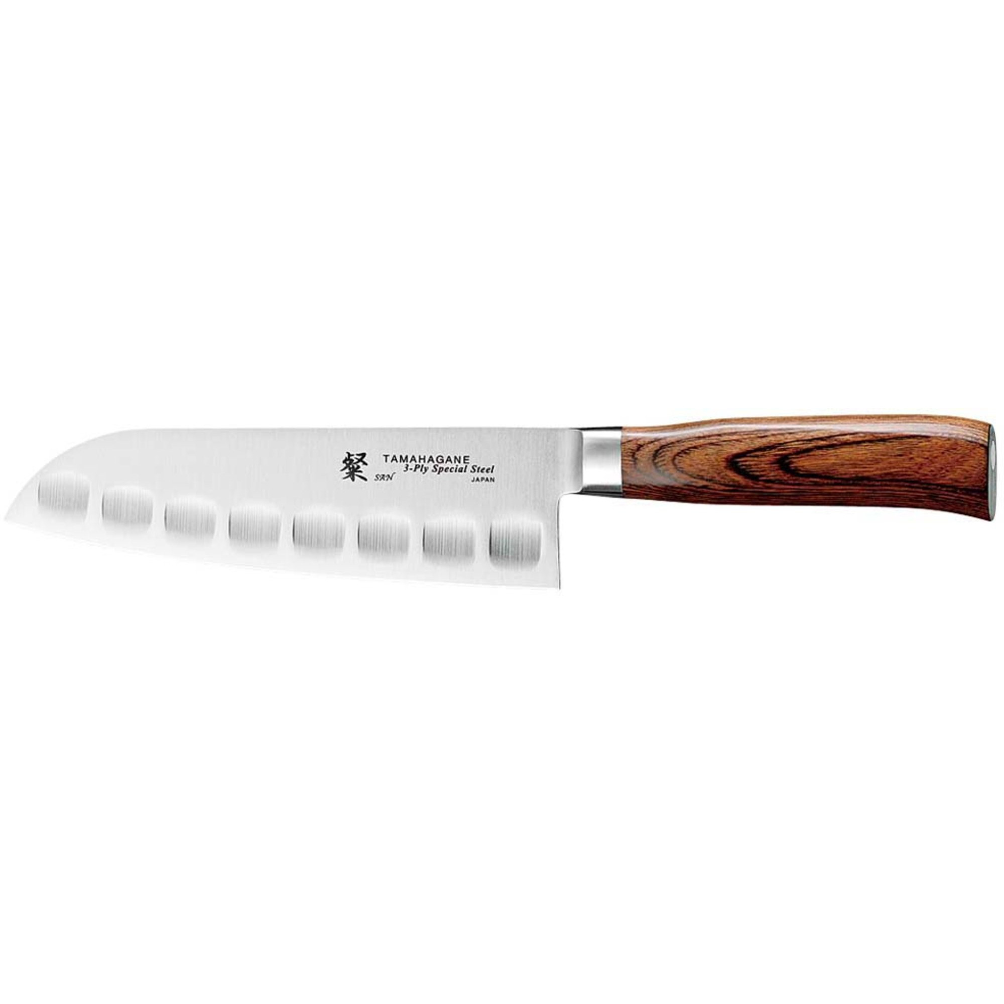 Tamahagane SAN Santokukniv 17,5 cm Olivenslipt test