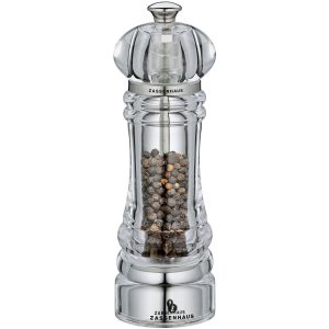 Zassenhaus Berlin rustfritt stål og akryl pepperkvern