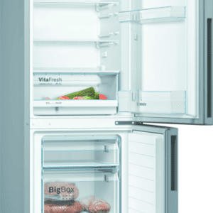 Bosch Kgv332lea Serie 4 Kombiskap - Stål Look