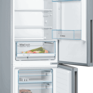 Bosch Kgv39viea Serie 4 Kombiskap - Rustfritt Stål