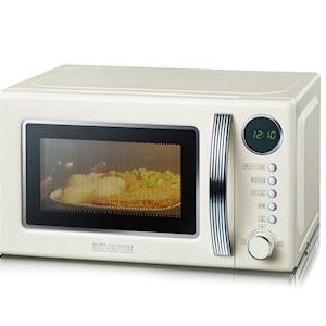 Mikrobølgeovn Retro 700W Elfenbenshvit
