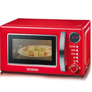 Mikrobølgeovn Retro 700W Rød