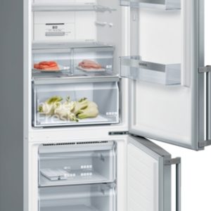 Siemens Kg39n7iet Iq300 Kombiskap - Rustfritt Stål