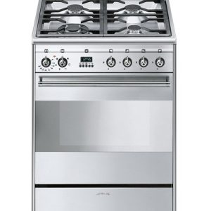 Smeg Cx61vmls8 Gasskomfyr - Rustfritt Stål