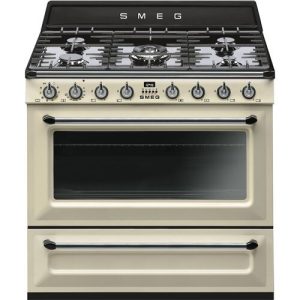 Smeg Tr90p9 Gasskomfyr - Krem