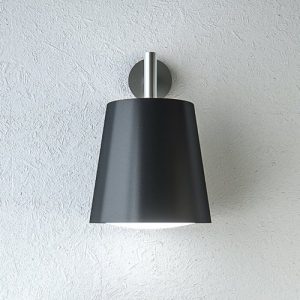 Witt Architect Matte Blac K-2 Vegghengt ventilator - Svart