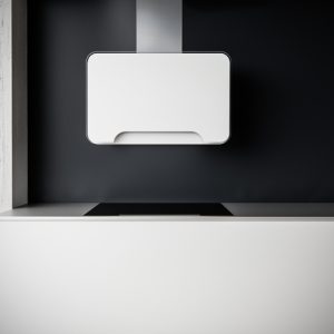 Witt Wonderwhite Vegghengt ventilator - Hvit/glass