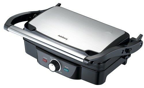 Adelberg Sm058 Minigrill – Svart/sølv