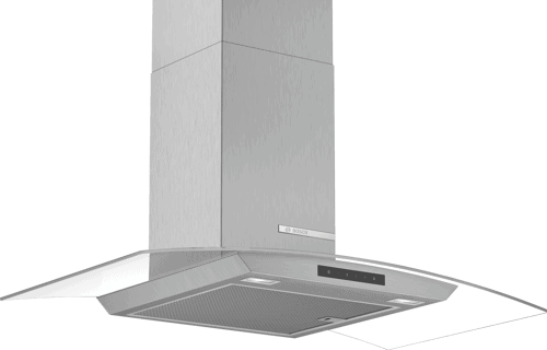 Bosch Dwa96dm50 Serie 4 Vegghengt ventilator – Rustfritt Stål