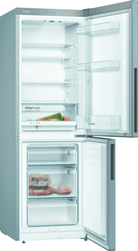 Bosch Kgv332lea Serie 4 Kombiskap – Stål Look