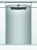 Bosch Spu2hki57s Serie 2 Innebygd oppvaskmaskin – Rustfritt Stål