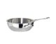 Cook Style Sautépanne Rund 0,8L blank stål