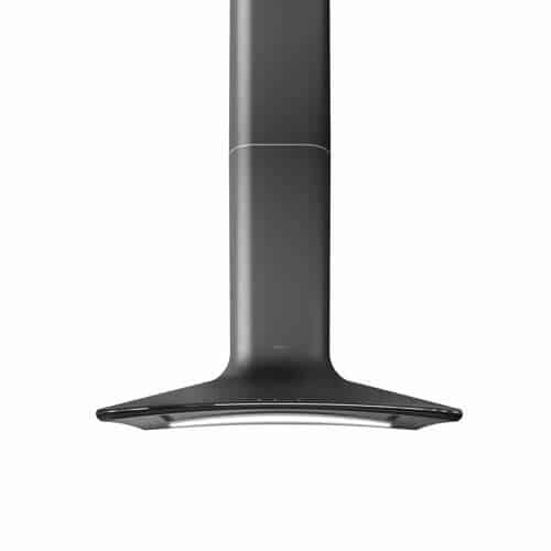 Eico Sweet P 85 A Cast Iron Vegghengt ventilator – Svart