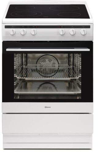 Gram Ek 7610-90 Keramisk komfyr – Hvit/glass