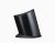 Knivblokk f 9 kniver + slipestav, h=27cm, svart